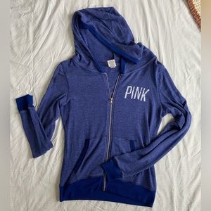 PINK Zip Up Sweater